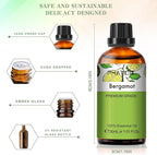 Bergamot Essential Oil 1.01fl.oz/30ml, PHATOIL Bergamot Oils Long Lasting Scents - Image 5
