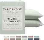 Karissa Mae Cooling Bamboo Viscose King Size Pillowcase Set | 100% FSC by KARISSAMAE