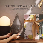 Porseme 280ml Essential Oil Diffuser Glass Color Changing Aroma Air Diffusers - Image 6