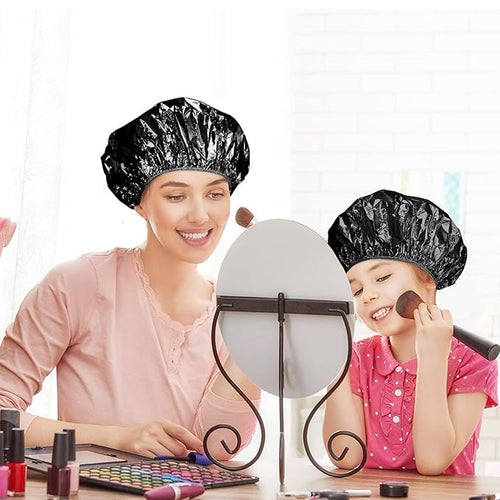 12 Pieces Deep Conditioning Caps Aluminum Foil Reusable Hair Processing Hair - Image 2