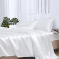 MR&HM Satin Bed Sheets, Full Size Sheets Set by MRHM