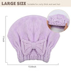 SUNLAND Large Microfiber Hair Drying Caps - Image 2