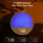 Vivilumens Sunrise Alarm Clock, Gentle Wake-Up Light & Sound Machine, Dual - Image 7