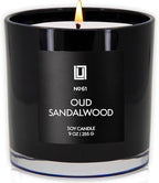 Lulu Candles | Oud Sandalwood | Smells Smokey & Woody | Luxury Scented Soy Jar - Image 2
