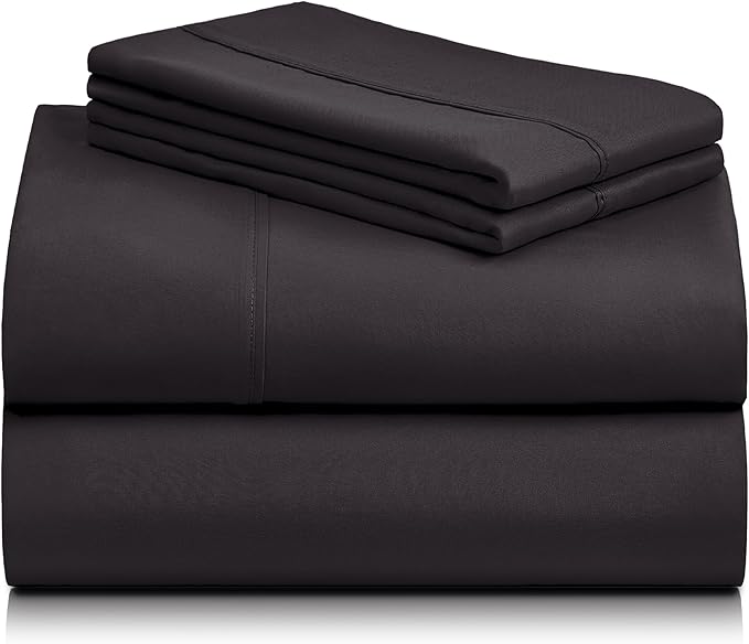 LuxClub 4 PC King Sheet Set, Breathable Luxury Bed Sheets, Deep Pockets 18" - Image 8
