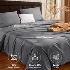SONORO KATE 100% Egyptian Cotton Duvet Cover Queen Size, 1000 Thread Count - Image 6