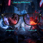 Red Lens Glasses Blue Light Glasses Men Women - Image 7