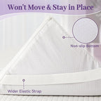 SINWEEK 3 Inch Gel Memory Foam Mattress Topper Twin Size, Ventilated High - Image 6