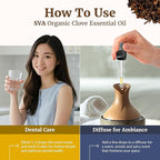SVA Clove Essential Oil Organic– 16 Fl Oz – 100% Natural Clove Oil - Image 6