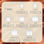 LuxClub 4 PC Full Size Sheet Set Deep Pockets 18" Wrinkle Free Cooling Sheets - Image 4