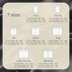 LuxClub 5 PC Split King Sheet Set Sheets Deep Pockets 18" Eco Friendly Wrinkle - Image 4