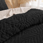 Andency Black Comforter Set Queen, Lightweight Fluffy Bedding Comforter Sets - Image 5