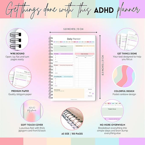 ADHD Daily Planner for Neurodivergent Adults - Image 2