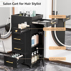 OmySalon Salon Trolley Cart, Hair Styling Station - Image 2