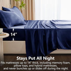 CozyLux Satin Sheets Queen Size Bed Set - Image 4