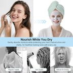 Microfiber Hair Drying Towel Wrap - Image 8