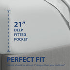 Cathay Home California King Fitted Sheet - Image 3