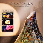 Porseme 280ml Essential Oil Diffuser Glass Color Changing Aroma Air Diffusers - Image 5