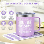Mothers Day Gifts for Mom, Birthday Gifts for Women Lavender Spa Gift Basket - Image 4