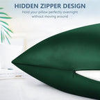 Silk Pillow Cases 2 Pack Standard Size Mulberry Silk Pillowcase Set of 2 - Image 6