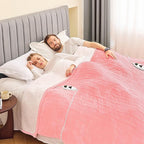 greenoak Heated Blanket Electric Queen Size 84"X90" Dual Control, Heating - Image 3