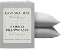 Karissa Mae Cooling Bamboo Viscose Standard Size Pillowcase Set | 100% by KARISSAMAE
