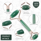 Jade Roller for Face, Facial Roller Massager Skin Care Tool, Gua Sha Facial - Image 2