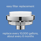 Brondell Shower Filter VivaSpring, Compact Polished Chrome – High Output - Image 4