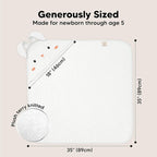 KeaBabies Hooded Baby Towel for Newborn - Image 4