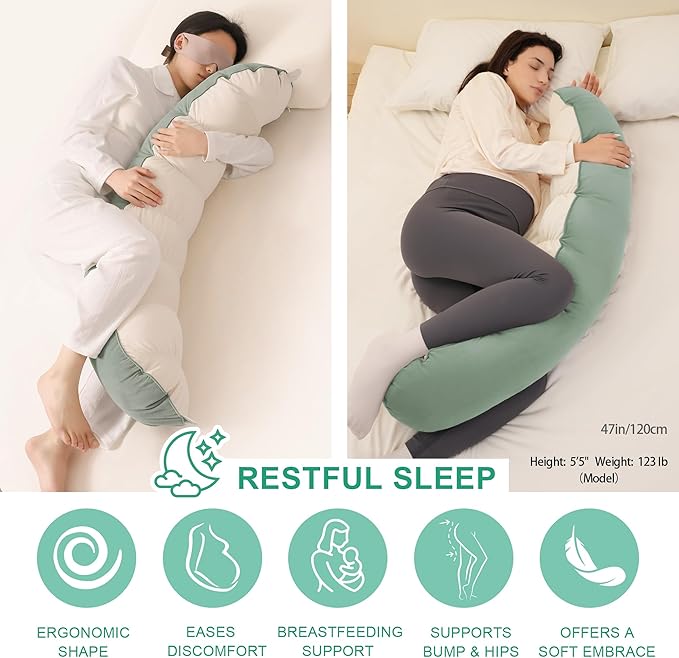 Peallow – Long Round Body Pillow - Image 5