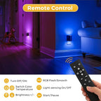 L LOHAS LED Night Light with Remote, Night Lights Plug into Wall, RGB Color - Image 3