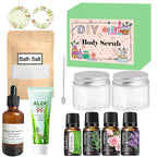 Body Scrub Making Kit- Make Your Own Salt Body Scrub set by DINGTU