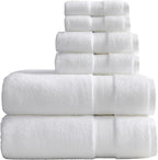 Springtree Home Luxury Bamboo Rayon Bath Towel Set 6 Piece Set | 35% Bamboo by SpringtreeHome