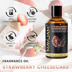 Strawberry Cheesecake Fragrance Oil Essential Oil, MAYJAM 3.38FL.OZ Strawberry - Image 2