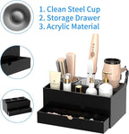 NIUBEE Hair Tool Organizer, Bathroom Countertop Blow Dryer Holder, Vanity Caddy - Image 7