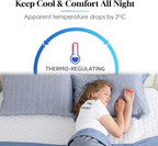 CHOSHOME Cooling Pillow Cases Zipper Pillow Covers Q-Max > 0.45 Zippered - Image 3