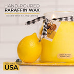 A Cheerful Giver — Lemon Butter Pound Cake - 34oz Papa Scented Candle Jar - - Image 5