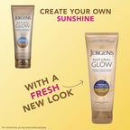 Jergens Natural Glow +Firming Self Tanner Body Lotion, Medium to Deep Skin Tone - Image 2