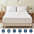 Sunflower Queen Fitted Sheet, 1-Piece Extra Deep Pocket Fitted Bottom Sheet 22" - Image 3