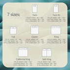 LuxClub 4 PC Full Sheet Set, Breathable Luxury Bed Sheets, Deep Pockets 18" - Image 4