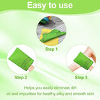 Tatuo 12 Pieces Korean Exfoliating Mitt Glove Italy Towel Body Skin Scrubber - Image 6
