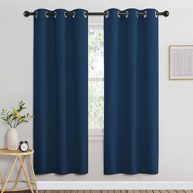 NICETOWN Blackout Window Curtains 72 inches Long, Thermal Insulated Grommet by NICETOWN