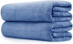 MaopaoBeauty 2 Pack Bath Towel Set 35" x 70", Extra Large Waffle Bath Towel Set by BESTCHOICEFORYOU%EF%BC%81