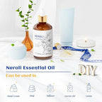 HIQILI Neroli Essential Oil 3.38 Fl Oz, Pure Natural Neroli Oil - Image 5