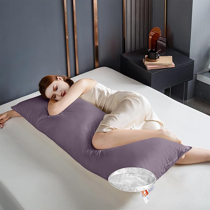 Goose Down Body Pillows for Adults, Large Body Pillow for Side Sleeper - Image 9