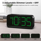Acedeck Battery Operated Digital Clock: Cordless Small Alarm Clock - Image 5