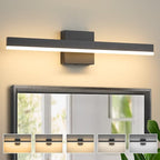 Black Bathroom Vanity Light 23.6 inch, 20W Dimmable 5CCT LED Modern Bathroom by Eicrkodn