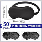Newcotte 50 Pcs Silk Sleep Eye Mask - Image 2