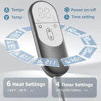 XX-Large Heating Pad for Back Pain Relief, Shoulder & Cramps - Image 5