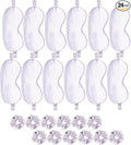 24Pcs Satin Eye Mask Silk Sleep Masks Silky Eyes Cover Blackout Blindfold by WJingYiJia